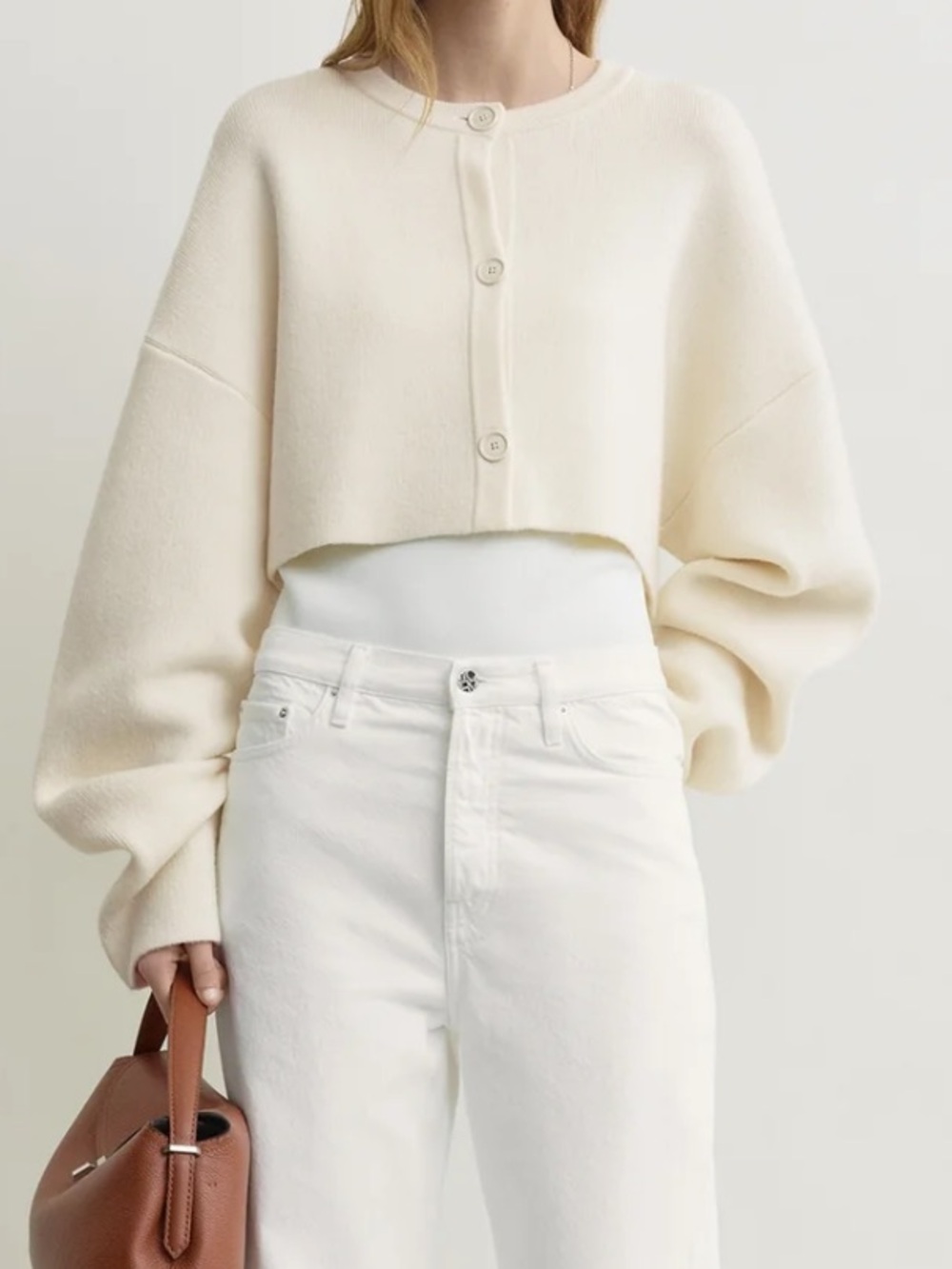 Toteme Chic Cream Cardigan